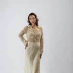 blusa calada de crochet